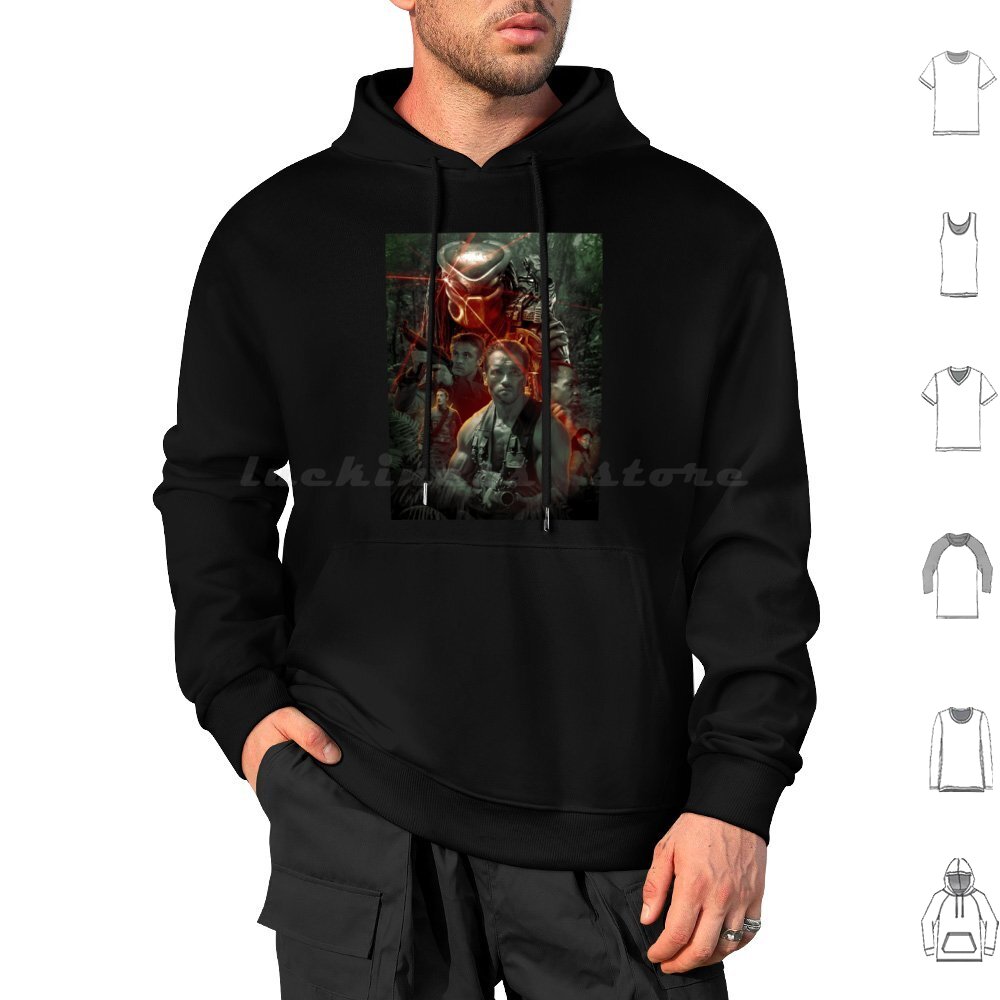 Science Hunter - เสื้อฮู้ดดี้ผ้าฝ้ายแขนยาว The Movie Hunter Hunt Hunting