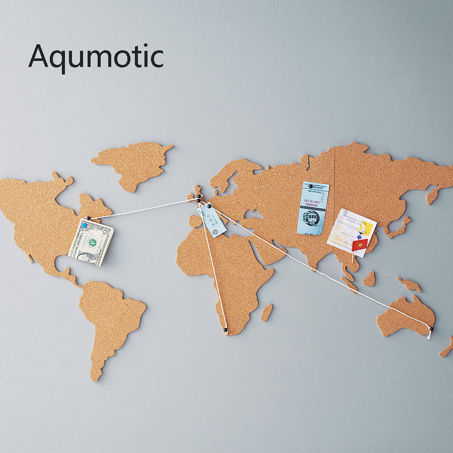 Aqumotic Cork World แผนที่ Tra - Star Map Poster บทวิจารณ์และราคา