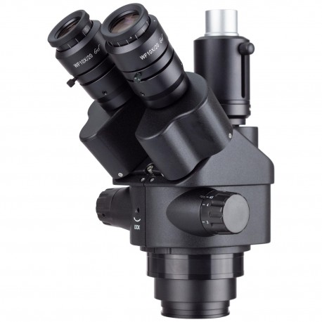 AmScope 7X-45X สีดํา Simul-Foc - Amscope Microscope Stereo 7X-45X บทวิจารณ์และราคา