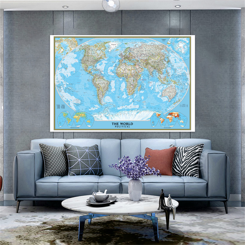 โปสเตอร์แผนที่โลกภาษาอังกฤษ ภา - Star Map Poster บทวิจารณ์และราคา