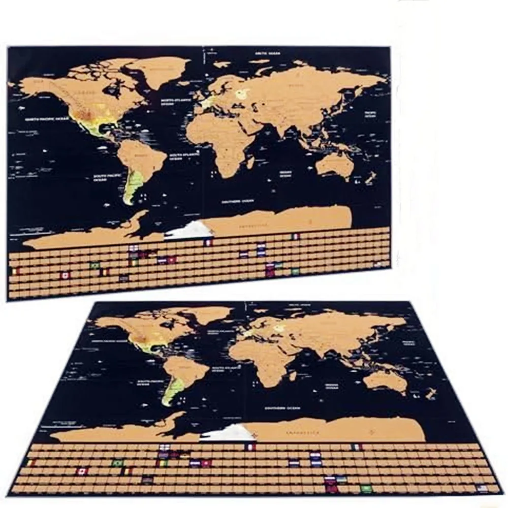 ใหม่ Deluxe Travel Scratch Wor - Star Map Poster บทวิจารณ์และราคา