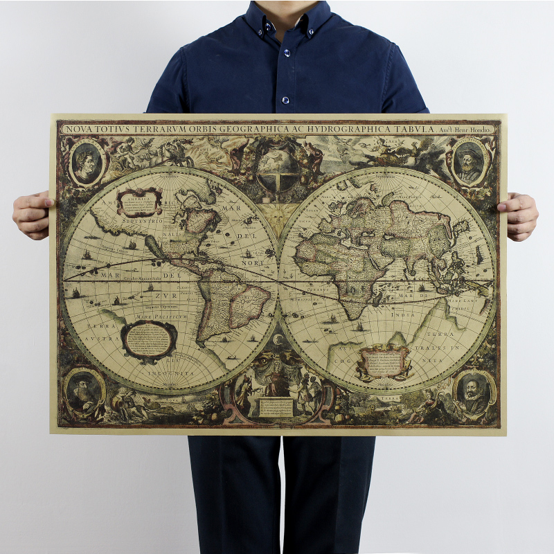 1641 Old NauticalแผนภูมิWorldแ - Star Map Poster บทวิจารณ์และราคา
